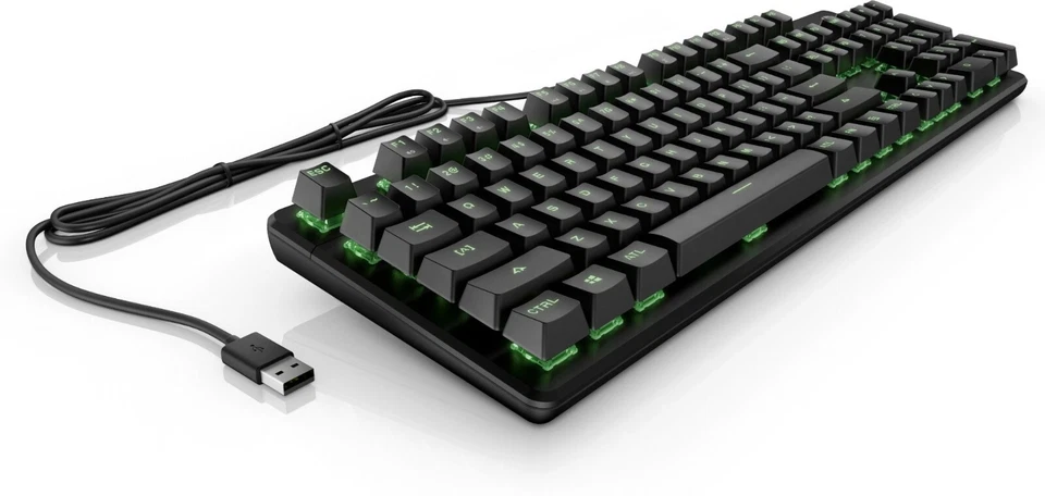 HP Pavilion GAMING QWERTY Mechanical Keyboard - Black - Customizable LED Colours - Image 4 of 4