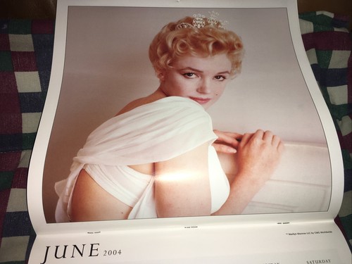 Vintage MARILYN MONROE Pinup Calendar 2004 By BAY STREET 12” x 24” Excellent ! - Picture 9 of 12