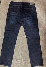 Dickies Jeans Blue Dark Wash Regular Fit Straight Leg Size 38X34 Work Casual EUC
