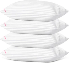 EIUE Bed Pillows for Sleeping 4 Pack Queen Size，Pillows for Side and Back Sleepe