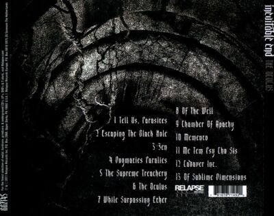 INEVITABLE END - THE OCULUS * NEW CD