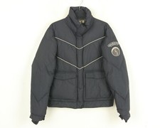 Eastern Mountain Sports Womens M Down Jacket Puffer Padded Coat Warm Bomber Top