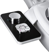 Bidet Toilet Seat Attachment Non-Electric Cold Water with Pressure Controls