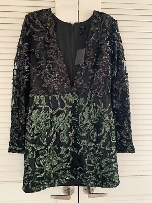 green sequin plunge dress Plunge Halterneck Sequin Panel Mini Dress In Khaki Green | EGO US