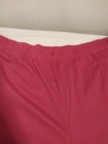 2 Women Within Hirschoff Plus Size Pants Elastic Waste 6X Petite Pink & Purple - Picture 9 of 9