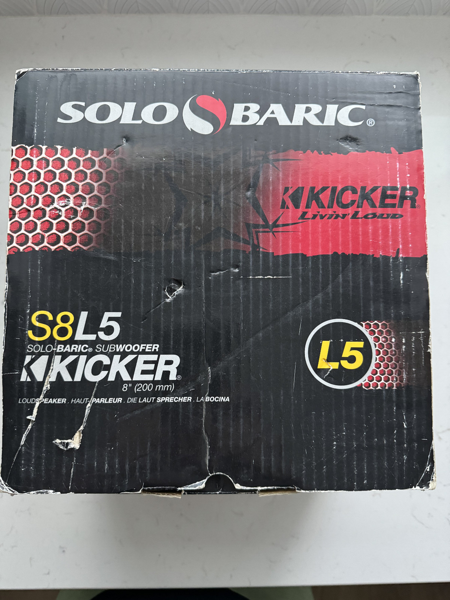 Kicker Solo Baric Speaker S8L5 | eBay
