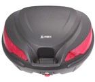 Großer Top Case Gepäckkoffer 50 Liter Motorrad Koffer für 2 Helme 58x49,5x32 cm
