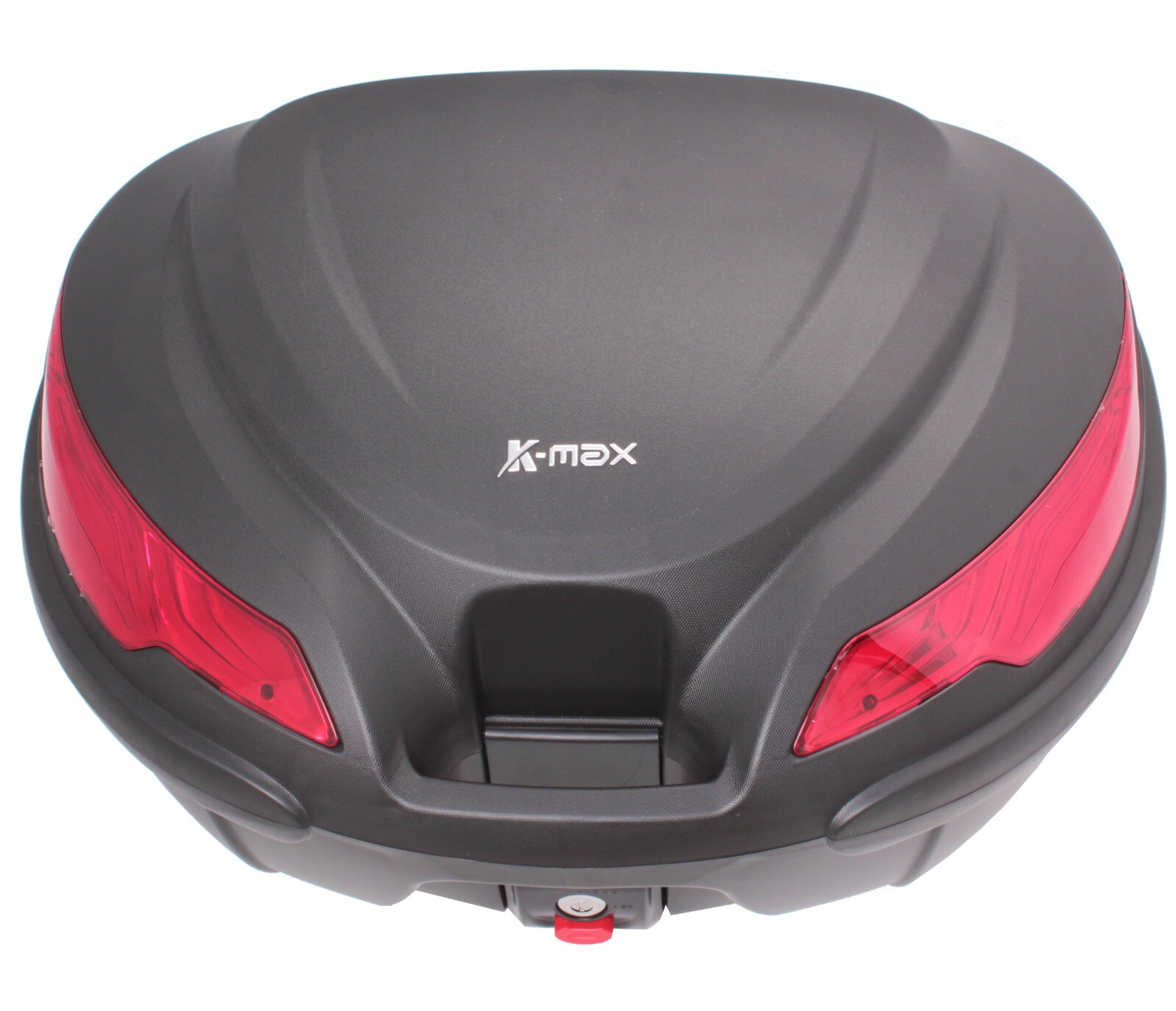 Maleta de moto grande Top Case 50 litros para 2 cascos 58x49,5x32 cm