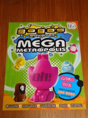 GOGO CRAZY BONES MEGA METROPOLIS #18 UK MAGAZINE =