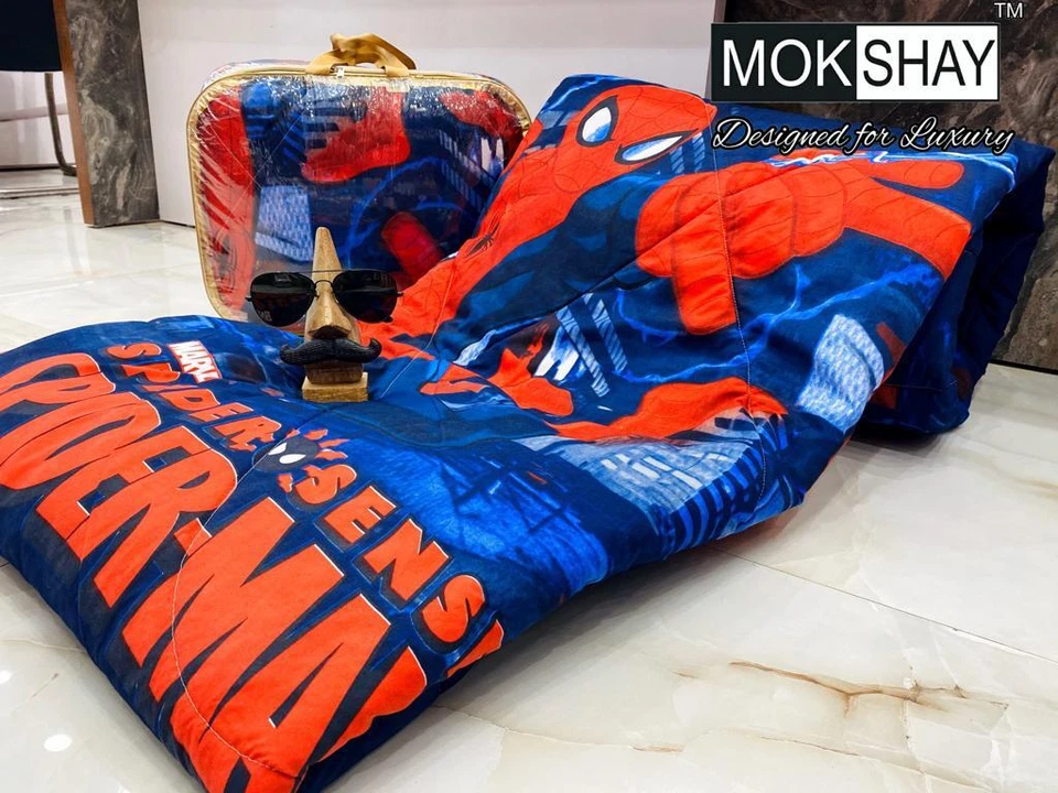 Edredón para niños | Edredón de diseño para niños con cama individual | Edredón de diseño para niños | B Foto 4 de 4