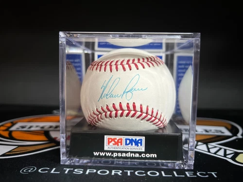 NOLAN RYAN Signed Auto Autographed Baseball PSA/DNA 9.5 HOF SWEET SPOT