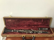 Antique A Fontaine Clarinet Grenadilla Wood in Case Made in France