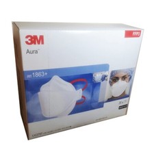 20x 3M™ Aura 1863+ FFP3 Atemschutzmaske Partikel Maske Mundschutz Orginalkarton