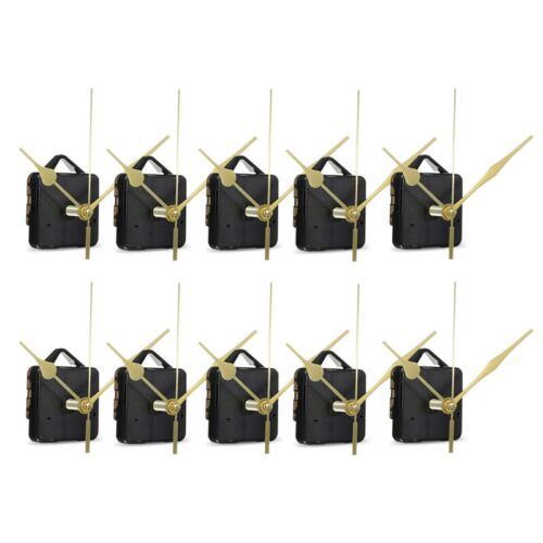 10 Stck. Zum Selbermachen Silent Movement Spindel Hände Wand Quarz Uhrwerk Mechanismus Rep