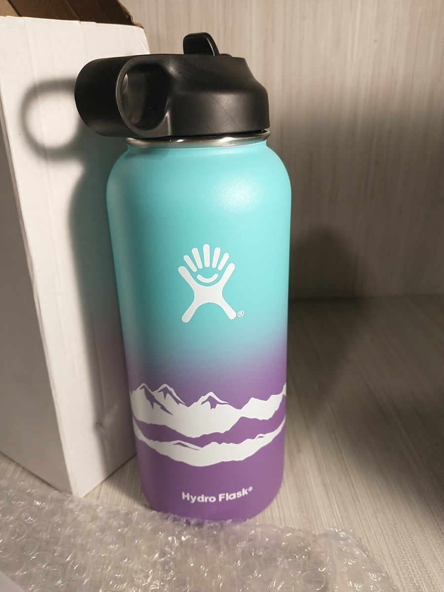 Flask Ombre Hydro Flask Blue Green Gradient Hydro Flask PNW Limited Edition  Collection Pacific/Forest (Timberline)