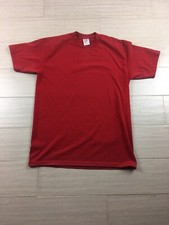 Vintage Jerzees T Shirt Plane Red Size Medium