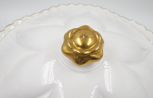 BEAUTIFUL SHELLEY REGENCY DAINTY WHITE & GOLD FINE BONE CHINA VEGETABLE TUREEN - Picture 2 of 6