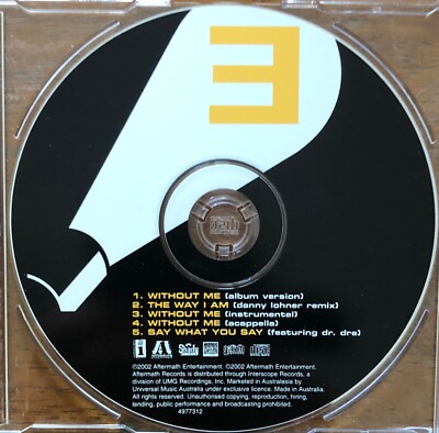 Eminem - Without Me [Australia/NZ Exclusive] CD single | eBay