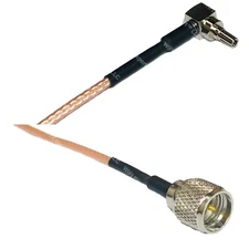 RG316 CRC9 MALE ANGLE to MINI UHF MALE RF Cable Rapid-SHIP LOT