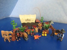 5248 Pferde Western Planwagen 2 spännig Kaktee v Cowboy Figuren Playmobil 6586