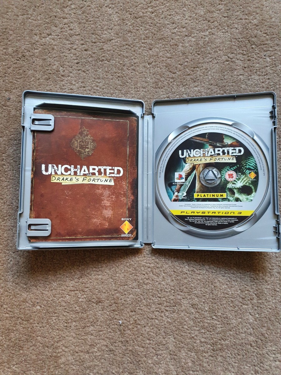 Jeux PS3 Uncharted Drake's Fortune Edition Platinum - Version FR PAL, état Correct