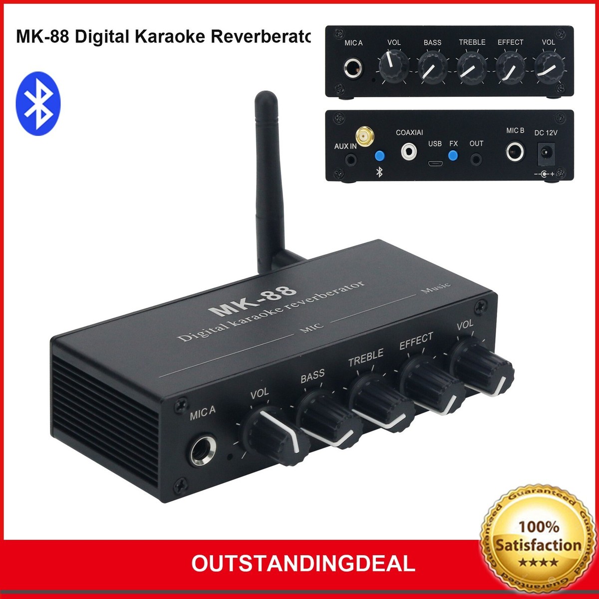 Buy MK-88 Digital Karaoke Reverberator Bluetooth DAC Audio Decoder