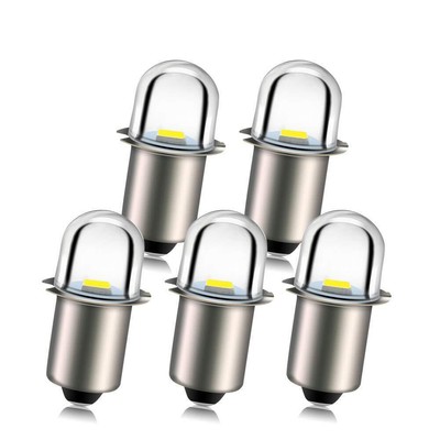 DC 3V/4.5V/6V/12V/18V P13.5S PR2 LED Taschenlampe Birne ersetzen Warm/Weiß 6000K