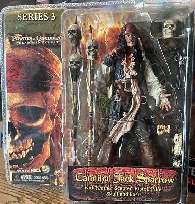 SF・ファンタジー・ホラー Pirates of the Caribbean Cannibal Jack NECA Pirates Of The Caribbean Series 3 CANNIBAL JACK SPARROW
