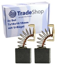 2x Kohlebürsten Motorkohlen für Makita GA 9020, GA 9020 S CB-204 -7x18x16mm