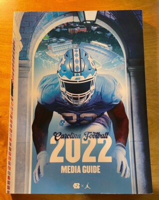 UNC North Carolina Tar Heels Football MEDIA GUIDE NEW 2022 Drake Maye Josh Downs