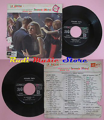 LP 45 7'' CESARE VAIA La shower Serenata meter 1963 italy PATHE' 043 CD MC DVD