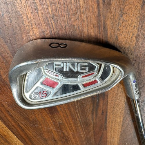 PING GOLF G15 8 Iron Shaft Purple Dot Steel Shaft Regular Flex Right Handed - Picture 1 of 16