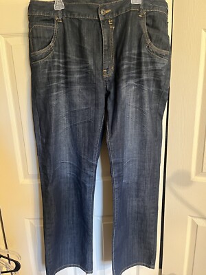 level 7 Jeans Men s44X32 Dark Wash