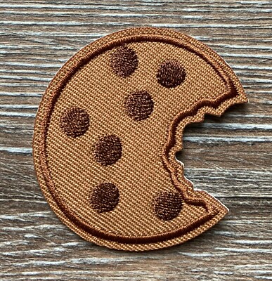 Cookie Patch Aufnäher Bügelbild Keks Monster Muppet Show Sesamstraße Krümel