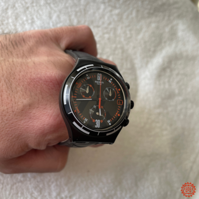 Brand New Swatch Irony Quartz Chronograph - Eruption