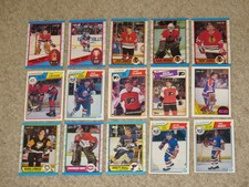 15 Cards! 1980s Vintage NHL Hockey Topps O-Pee-Chee OPC Mario Lemieux Card Lot