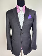  2895 Ermenegildo ZEGNA Trofeo Gray Glenplaid 2-Button Sport Jacket 42 L / R e52