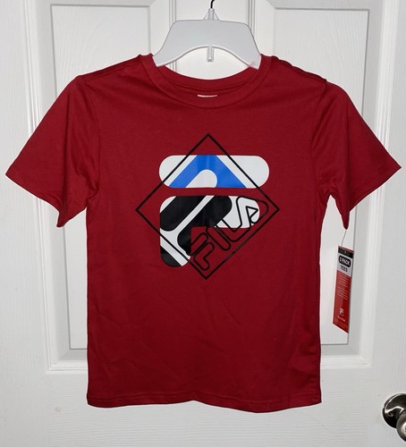 Boys (5) Fila Red/White/Navy Blue T-Shirts & Shorts Set Sz/ Small (8) - Picture 2 of 15
