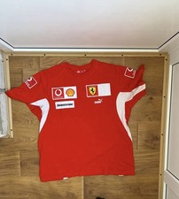 RACING FORMULA 1 F1 SCUDERIA FERRARI 2008 RED SHIRT PUMA  SIZE XL