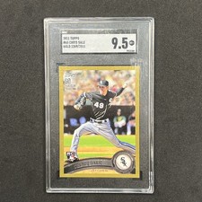 Chris Sale 2011 Topps Gold /2011 Rookie Card - SGC 9.5. rookie card picture