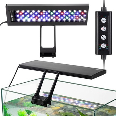 hygger Bright LED Aquarium Light Plants Grow Light Waterproof Clip-on Lamp