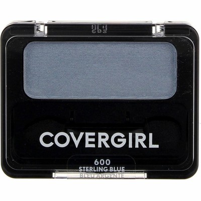 2 Pack CoverGirl Eye Enhancers 1-Kit Eyeshadow, Sterling Blue 600, 0.09 oz