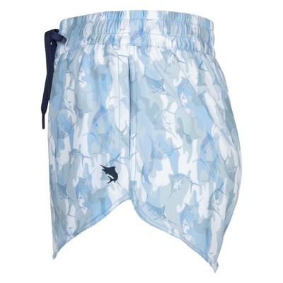 Salt Life Ambush Volley Shorts 4'' Blue M Live Salty Saltlife NWT