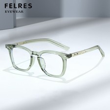 TR90 Anti Blue Light Square Eyeglasses Men Women Personality Clear Lens Glasses