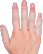 20 PCS Gel Finger Sleeve Protectors - Silicone Finger Sleeves Cushions and Prote