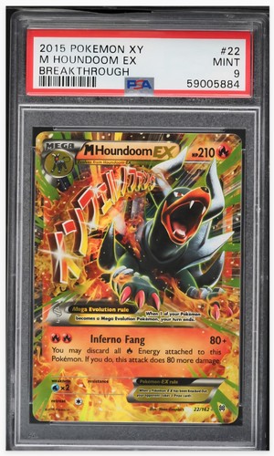 M Houndoom-EX graded PSA 9 for sale on eBay