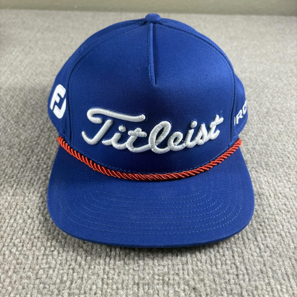 Casquette De Golf Titleist Tour Stretch Tech Pro V1 Bleu Marine L/XL Homme