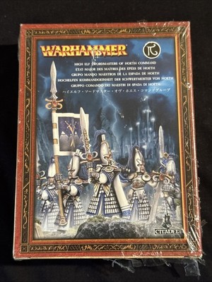 WARHAMMER HIGH ELVES SWORDMASTERS OF HOETH COMMAND BOX New Sealed