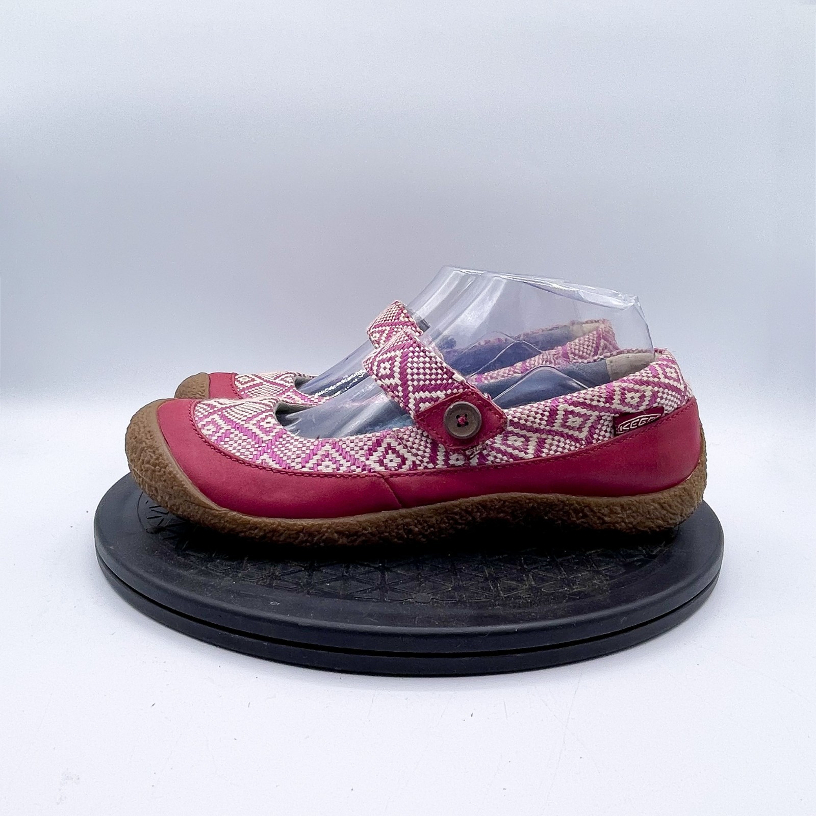 Scarpe basse Keen Harvest Mary Jane rosse donna taglia 8 comfort geometrico