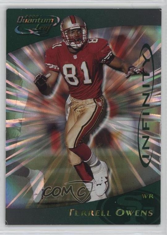 2000 Quantum Leaf Infinity Green 12/50 Terrell Owens #243 HOF 1n1c